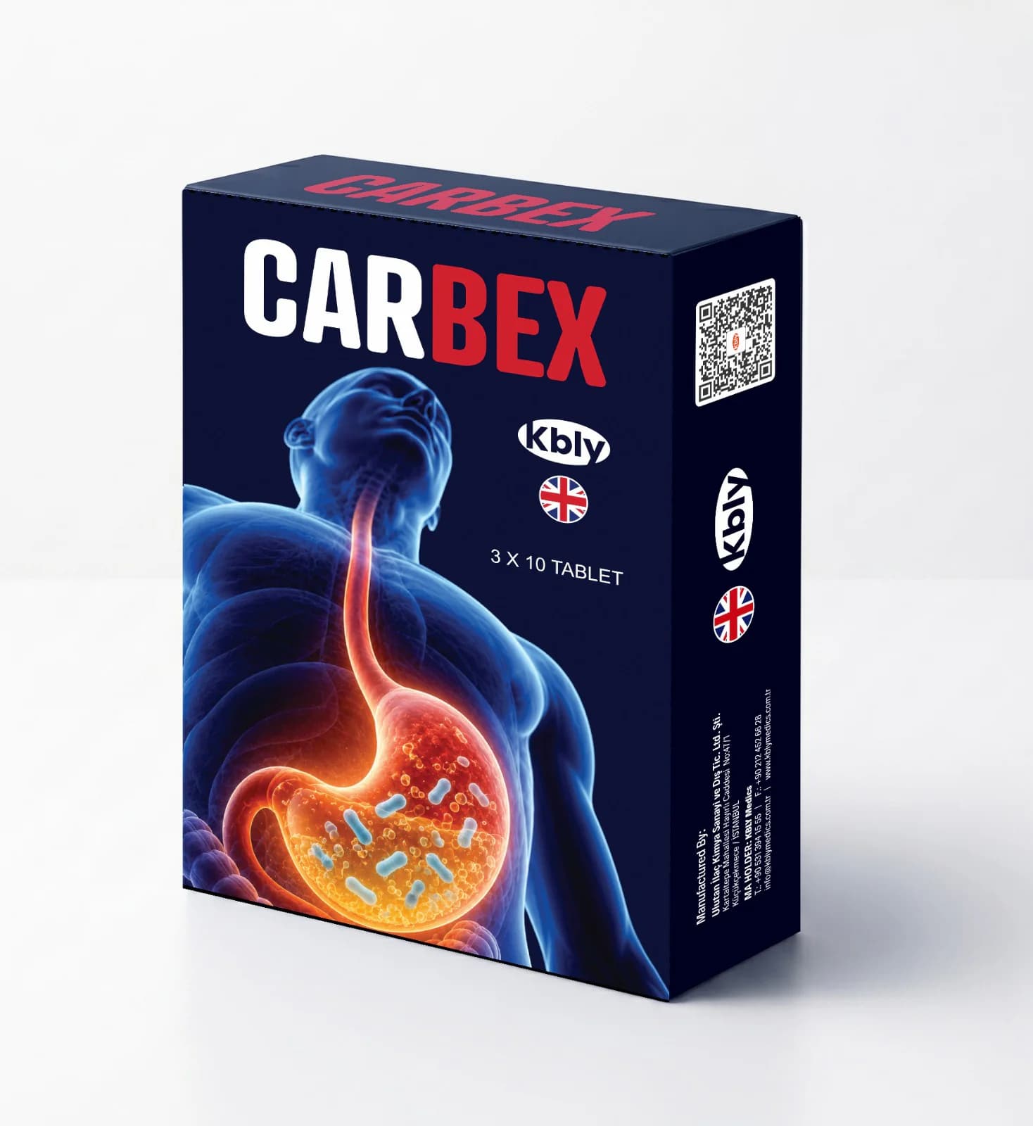 KBLY CARBEX | أقراص لدعم راحة المعدة والهضم