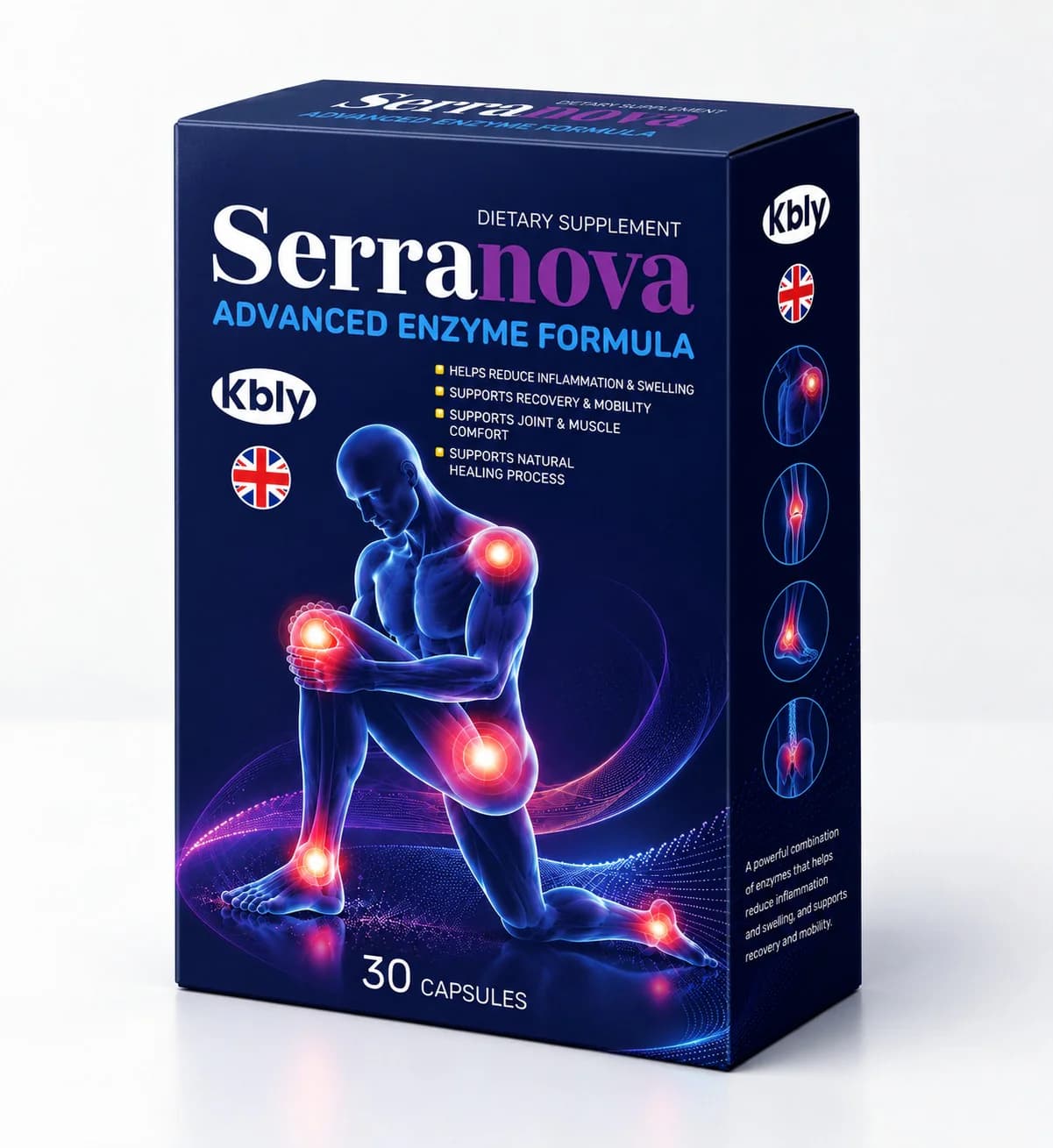 KBLY Serranova Advanced Enzyme Formula | دعم المفاصل والعضلات والحركة